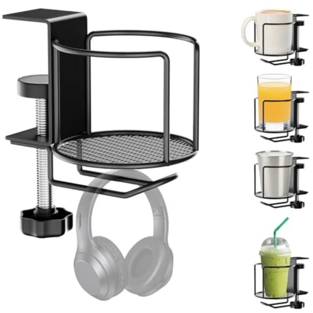 Headphone Stand Desk - Regulowany uchwyt na kubek do biurka