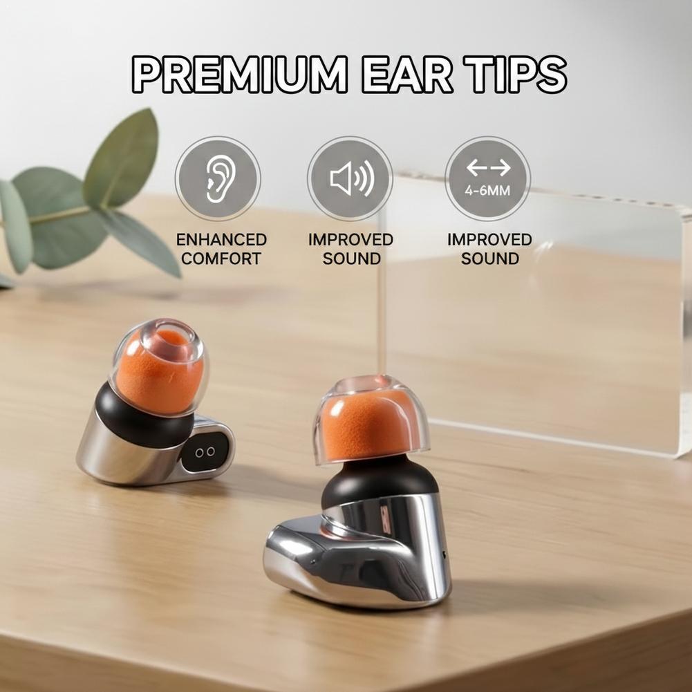 Silicone Ear Tip Replacement - Miękkie silikonowe wkładki douszne zamienne do
