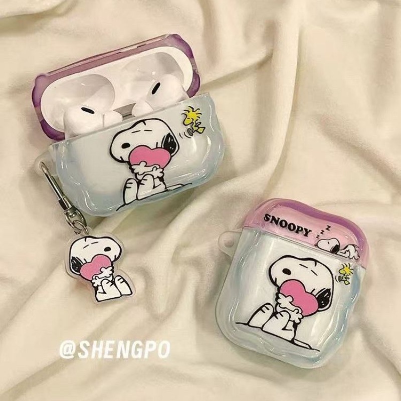 Bluetooth Headset On Ear - Etui na słuchawki Anime Snoopy pasuje