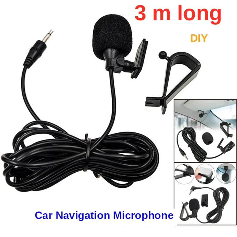 Audiophile Headphone Wired - Mikrofon samochodowy Nawigacja audio Przewodowy klips