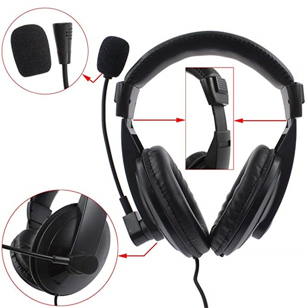 Wired Earphone Mic - Profesjonalne słuchawki przewodowe z redukcją szumów