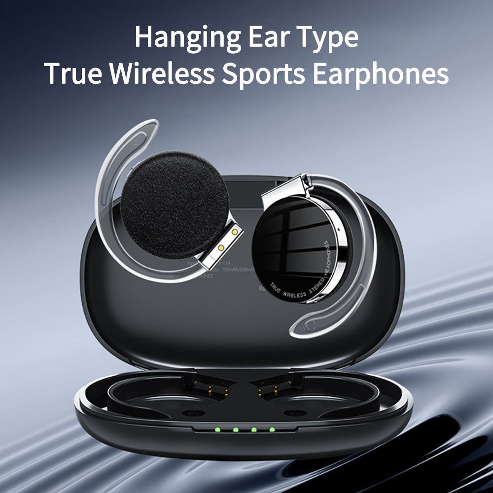 Sports Earphone Hook - Bezprzewodowy zestaw słuchawkowy Bluetooth F2 TWS