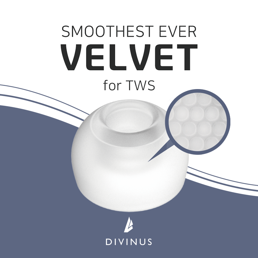 Wireless Earbuds Tws - ELOIT/ Divinus Velvet Wkładki do słuchawek