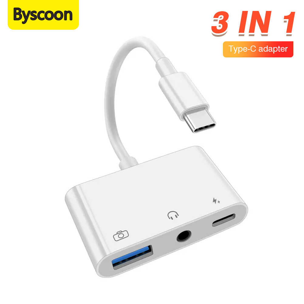 Earphone Splitter Jack - Adapter audio 3 w 1 z