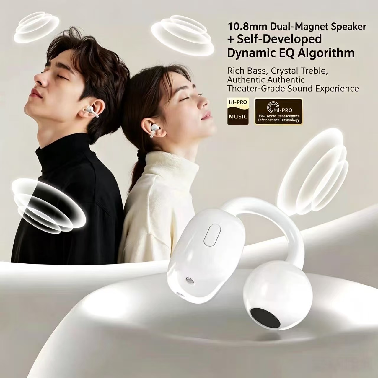 Sports Earphone Hook - Słuchawki Bluetooth z klipsem na ucho,