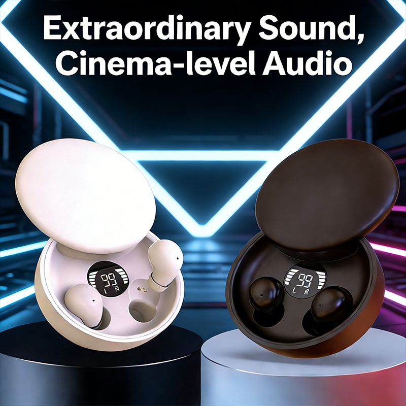Bluetooth Headset On Ear - Słuchawki bezprzewodowe Bluetooth 5.3 SK26, małe