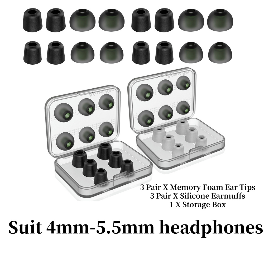 Earphone Foam Tip - Wkładki do słuchawek z pianki memory