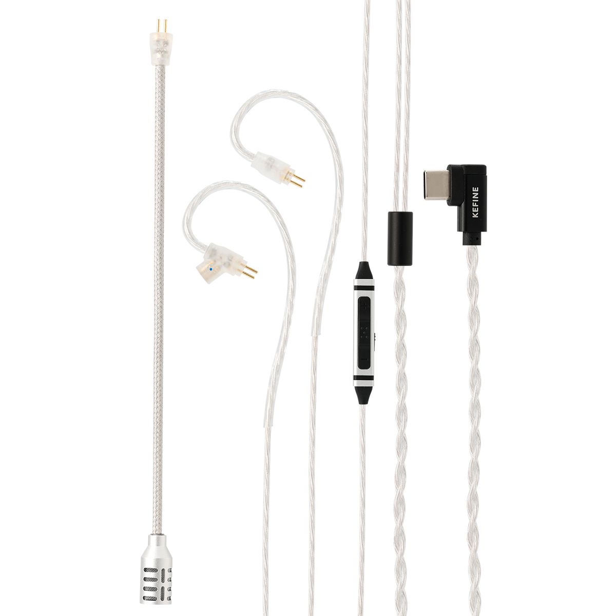 Wired Earphone Mic - Kabel do słuchawek przewodowych HiFi Kefine
