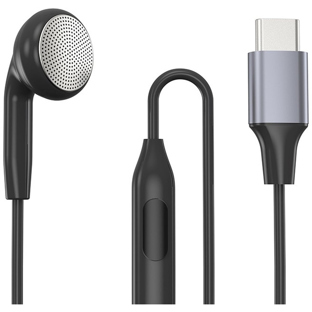 Wired Earphone Mic - DT75BG Słuchawka Jednostronna Typu C z