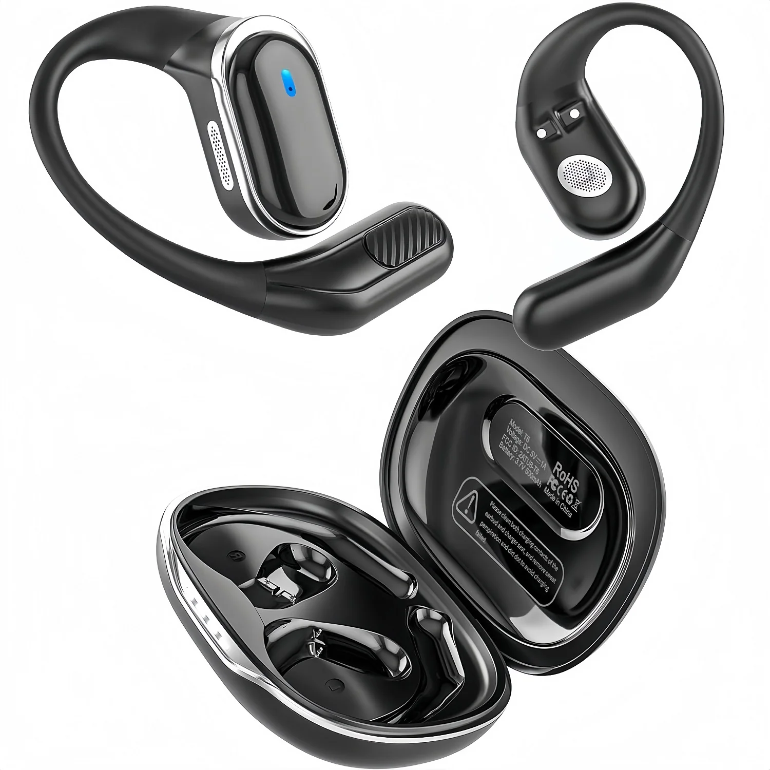 Sports Earphone Hook - Słuchawki Bluetooth Bezprzewodowe Słuchawki z Mikrofonem