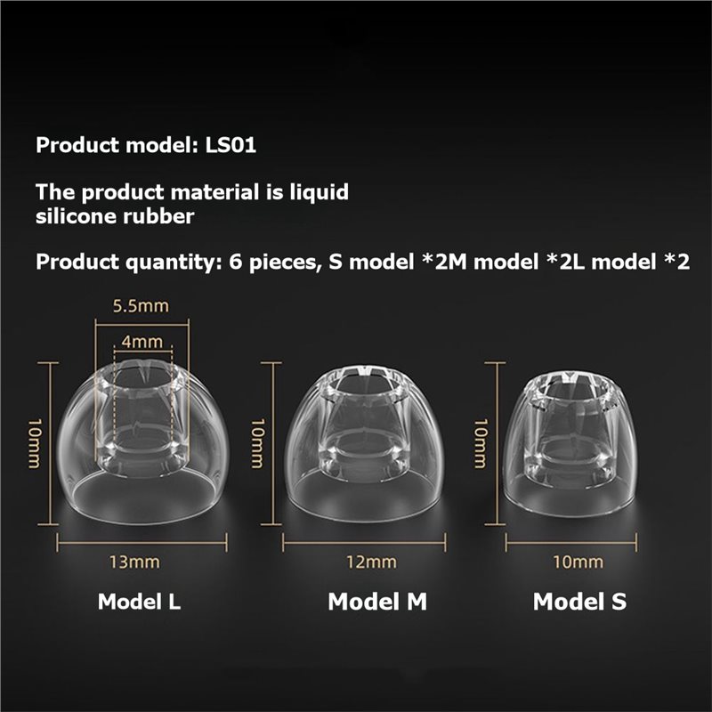Silikonowe końcówki do słuchaw – Silicone Ear Tip Replacement recenzja i cena