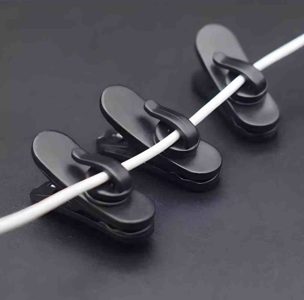 10 szt. Obrotowych klipsów do  – Headphone Stand Desk recenzja i cena