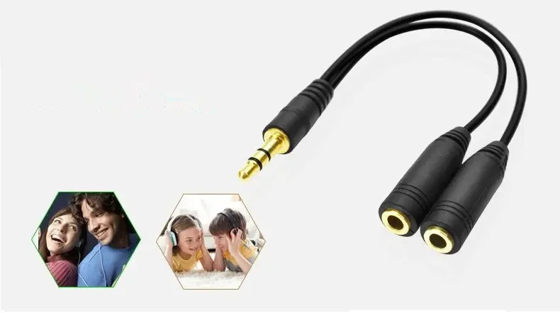 Rozgałęźnik słuchawkowy, przed – Earphone Splitter Jack recenzja i cena