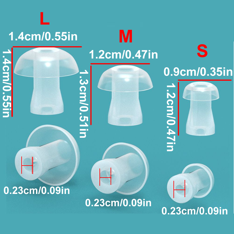 100 szt. Silikonowe nakładki n – Silicone Ear Tip Replacement recenzja i cena
