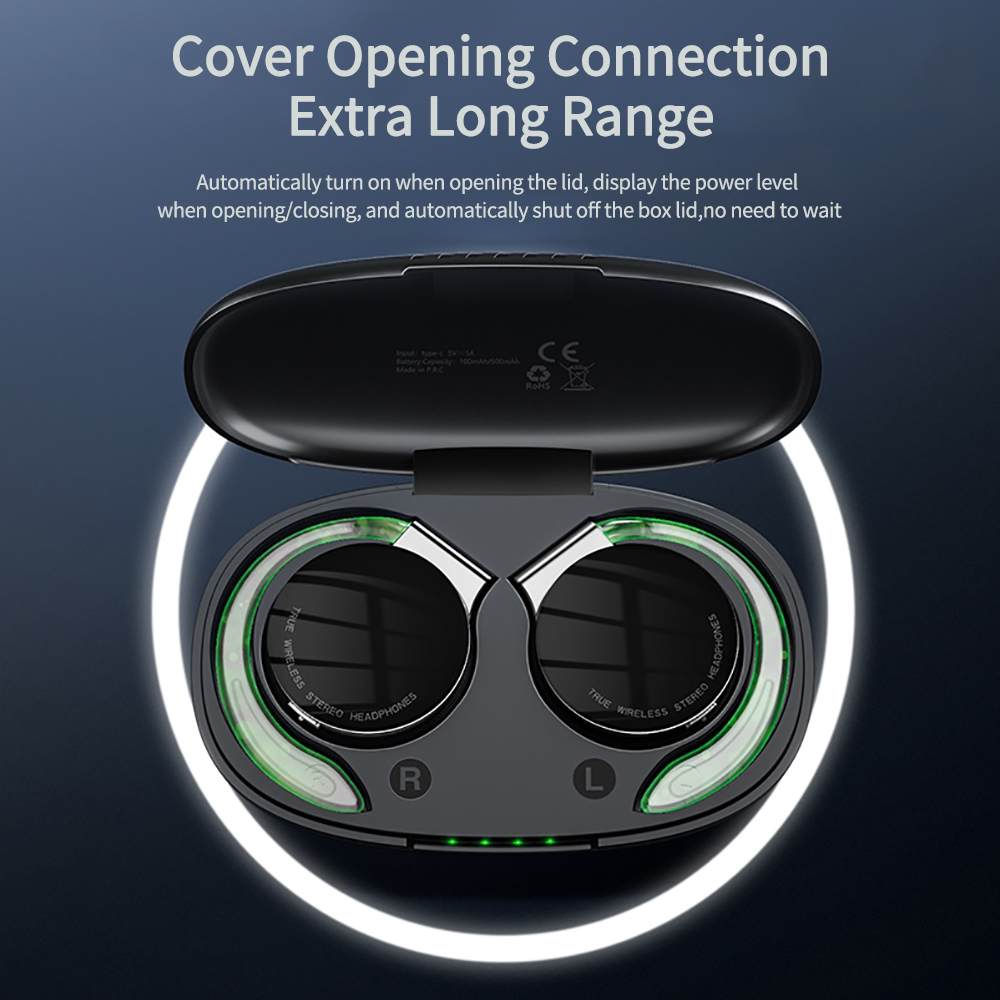 Słuchawki F2 TWS z mikrofonami – Sports Earphone Hook recenzja i cena