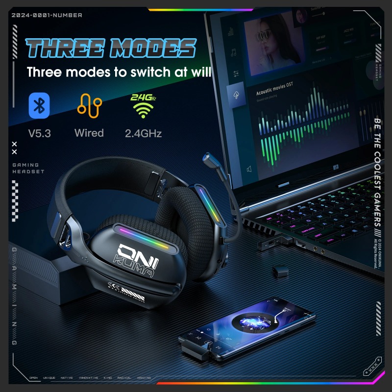 Bezprzewodowy zestaw słuchawko – Gaming Headset Rgb recenzja i cena