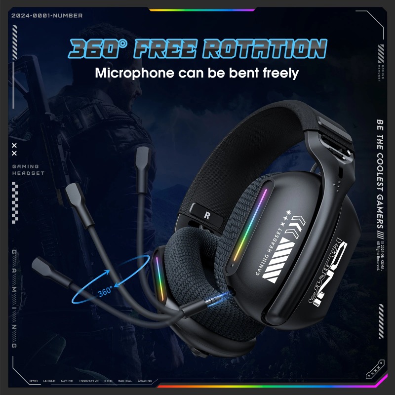 Bezprzewodowy zestaw słuchawko – Gaming Headset Rgb recenzja i cena