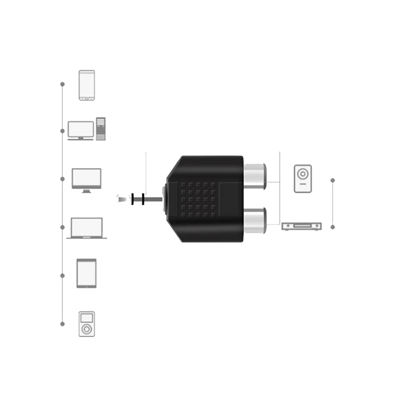 1/2/4 szt. Adapter kabla audio – Earphone Splitter Jack recenzja i cena