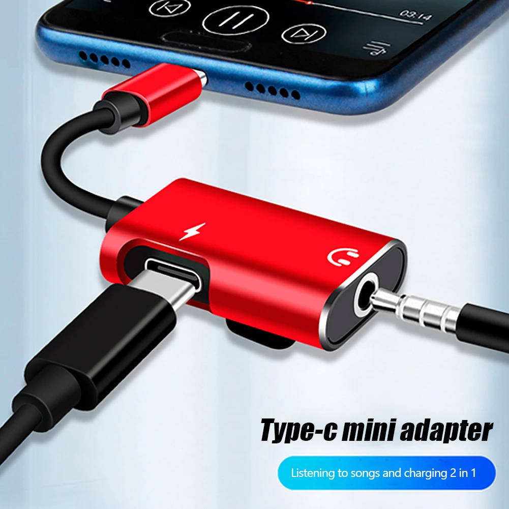 Adapter 2w1 USB-C na 3.5mm Jac – Earphone Splitter Jack recenzja i cena