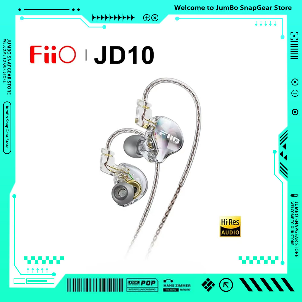 FiiO JD10 Słuchawki douszne pr – Audiophile Headphone Wired recenzja i cena