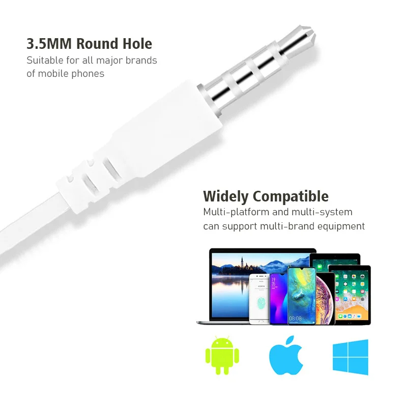 1/2/3/4 szt. Uniwersalne słuch – Wired Earphone Mic recenzja i cena
