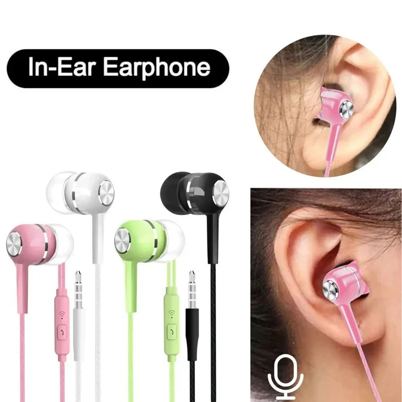 1/2/3/4 szt. Słuchawki przewod – Wired Earphone Mic recenzja i cena
