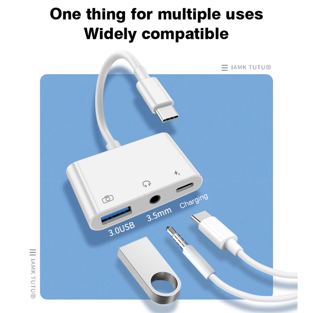 Adapter audio 3 w 1 z USB-C na – Earphone Splitter Jack recenzja i cena