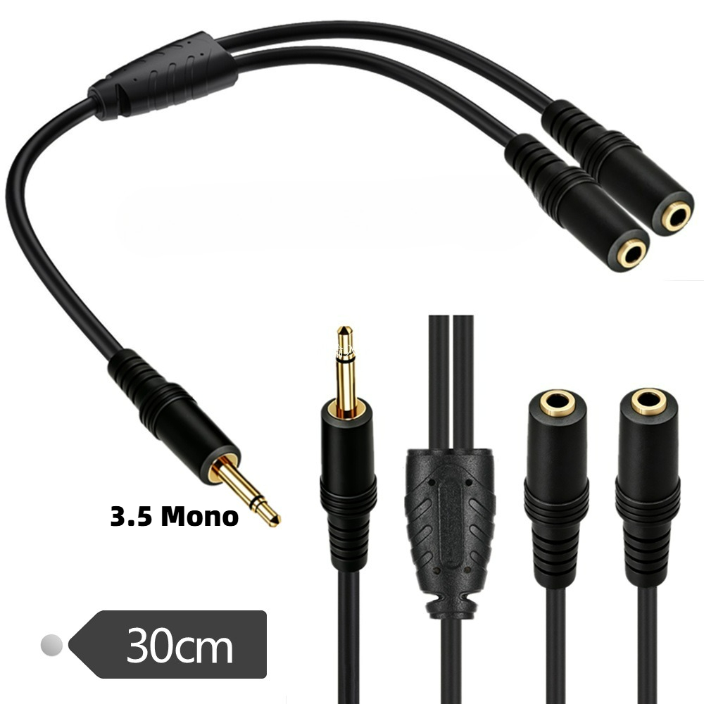 Kabel rozdzielający audio 3.5m – Earphone Splitter Jack recenzja i cena