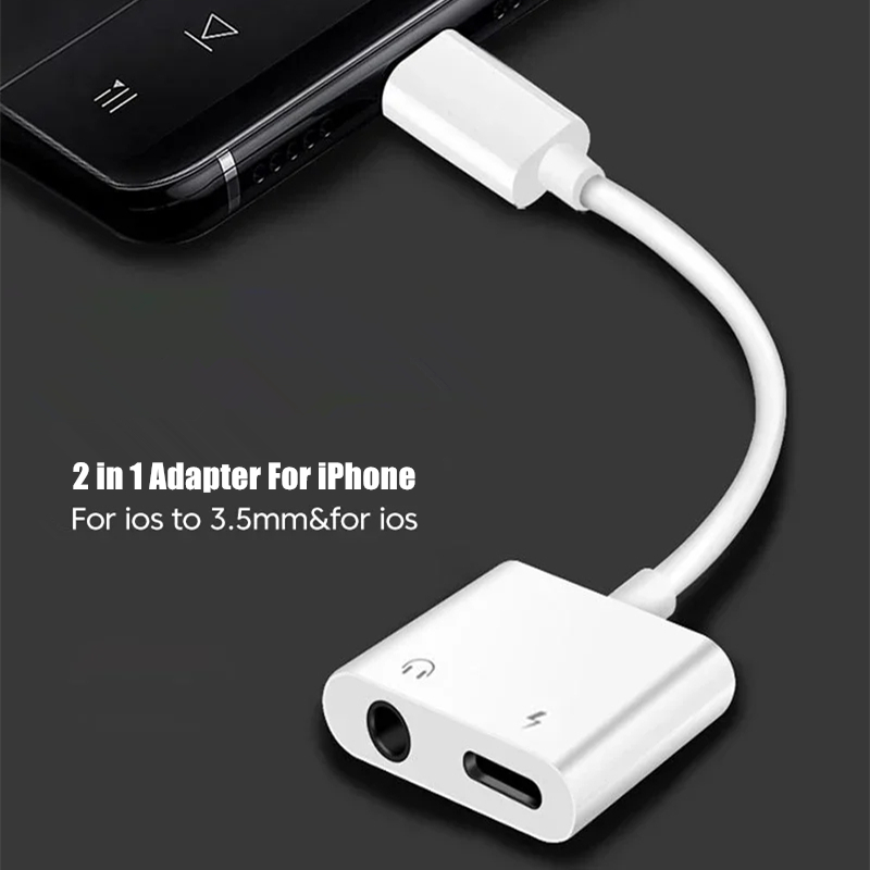 Adapter 2 w 1 iOS na 3.5mm Jac – Earphone Splitter Jack recenzja i cena