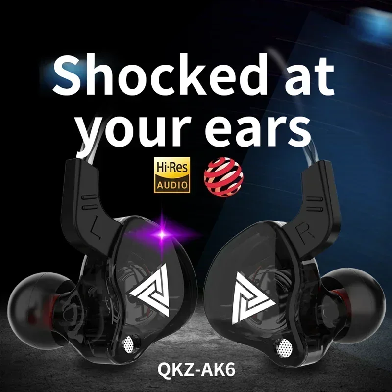 NOWE Słuchawki przewodowe QKZ  – Wired Earphone Mic recenzja i cena
