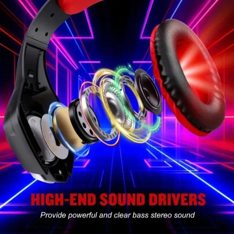 Słuchawki gamingowe LED z mikr – Gaming Headset Rgb recenzja i cena
