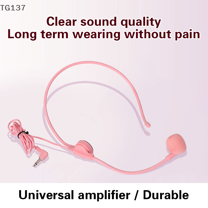 1 szt. Różowy mikrofon przewod – Wired Earphone Mic recenzja i cena
