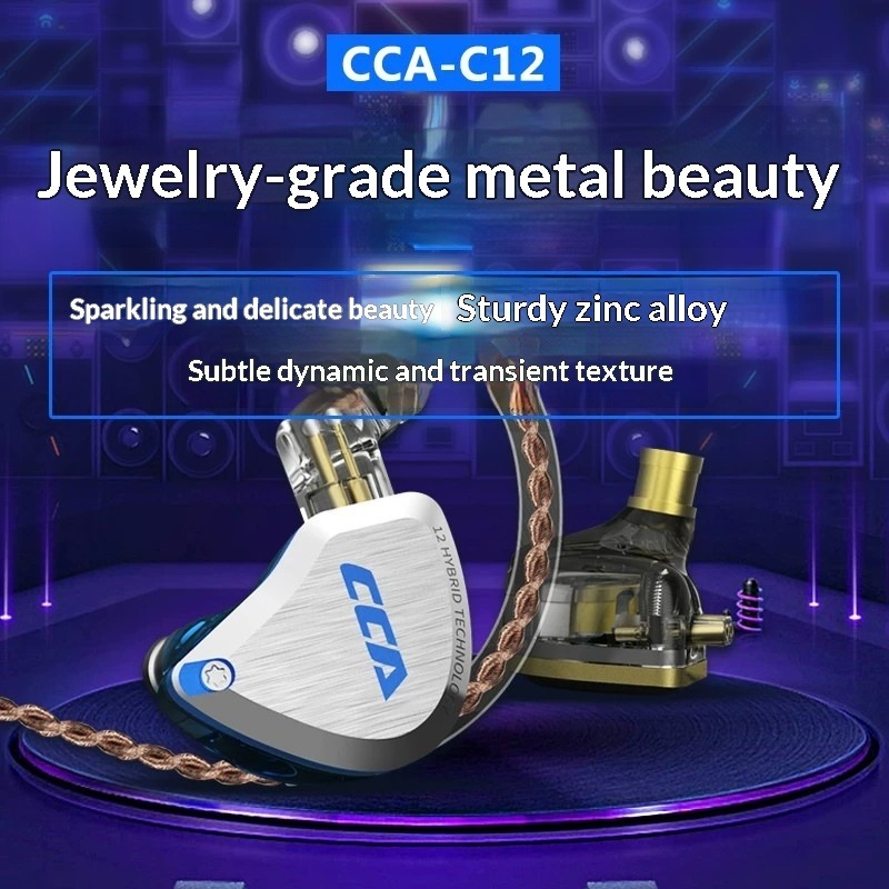 Słuchawki CCA C12 Hi-Fi Audiop – Audiophile Headphone Wired recenzja i cena