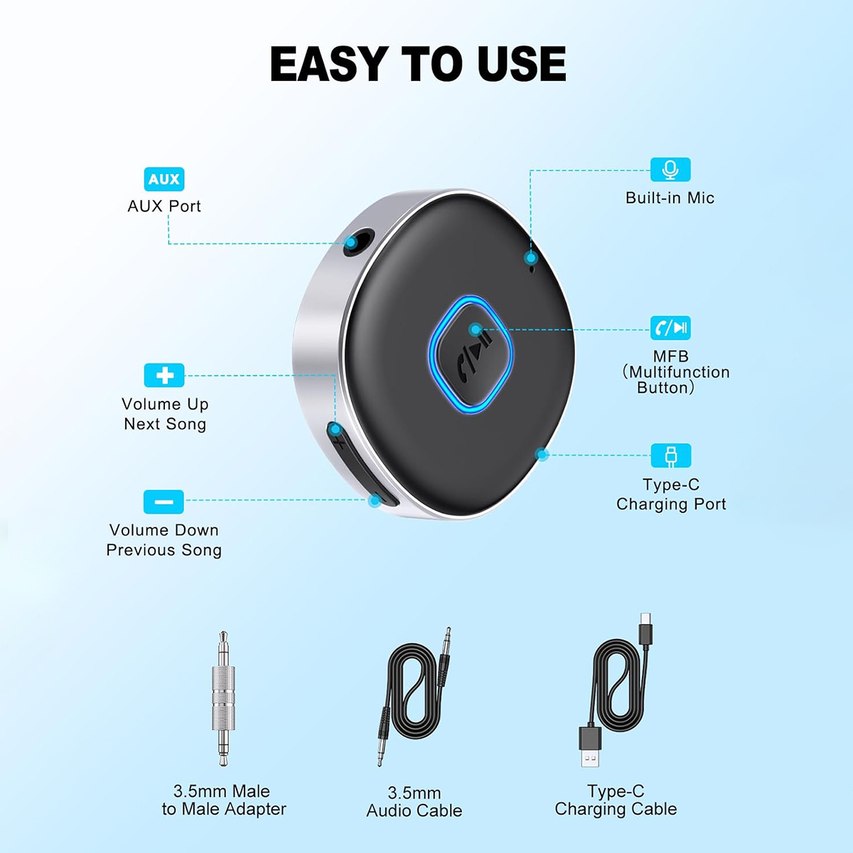 Adapter Bluetooth AUX do samoc – Bluetooth Adapter Receiver recenzja i cena