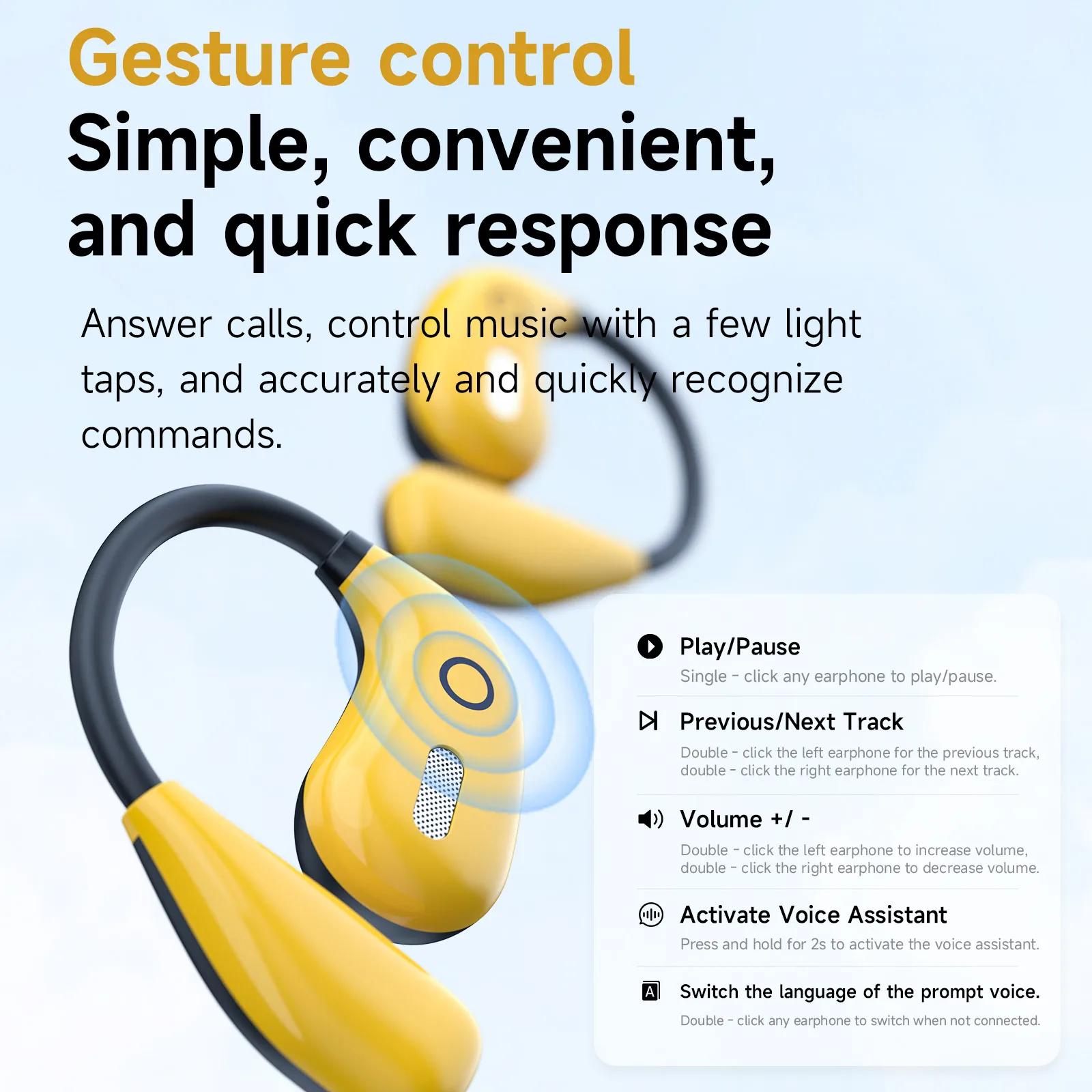 Słuchawki Bluetooth TWS Bezprz – Sports Earphone Hook recenzja i cena